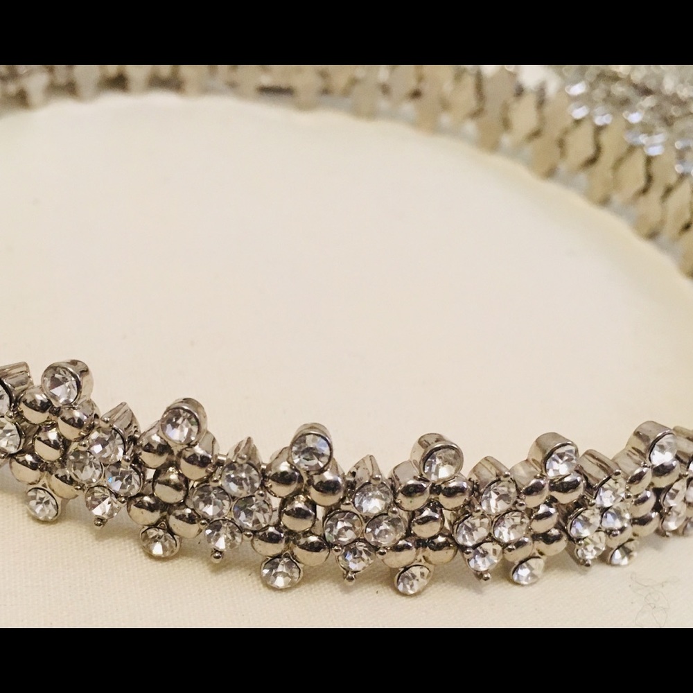 NineWest Rhinestone adjustable Choker - Picture 5 of 5